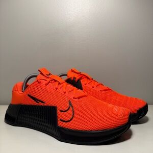 Nike Metcon 9 Hyper Crimson Training Sneaker Men’s Size 9 Orange Black Athletic